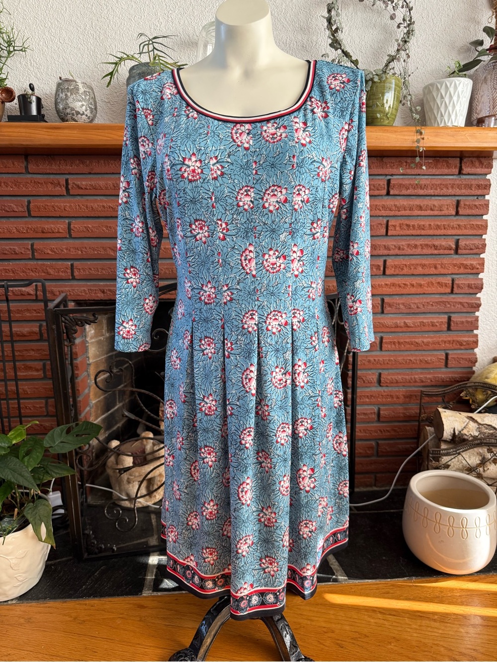 Max Studio Floral A-Line Dress